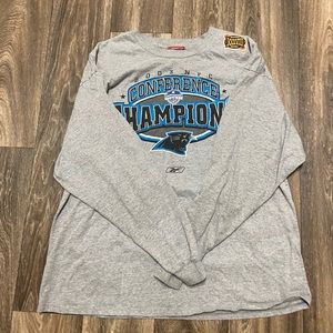 L CAROLINA PANTHERS NFC CHAMPIONSHIP LONG SLEEVE TEE SHIRT